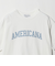 ＜Americana＞ロゴプリントTシャツ