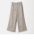 毛ブレンド ワイドフレアパンツ ウォッシャブル