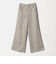 毛ブレンド ワイドフレアパンツ ウォッシャブル