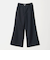 毛ブレンド ワイドフレアパンツ ウォッシャブル