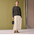 【WEB限定】シャーリング キリカエ フレアスカート