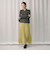 【WEB限定】シャーリング キリカエ フレアスカート
