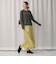 【WEB限定】シャーリング キリカエ フレアスカート