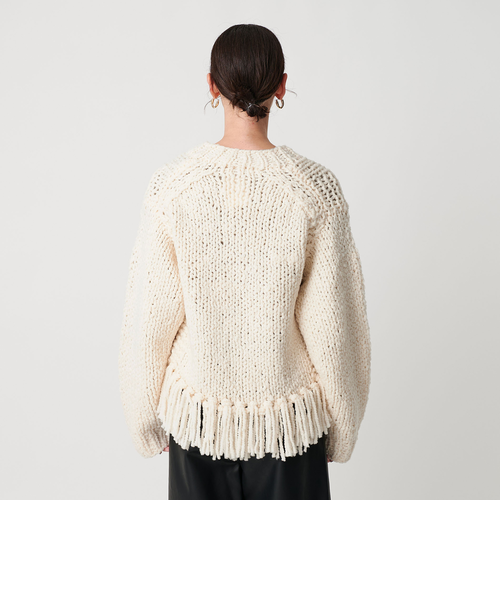 別注】＜IRONING＞フリンジ ニットプルオーバー｜ビューティー＆ユース