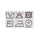 ロンバス パターン クルーネック ニット ウォッシャブル