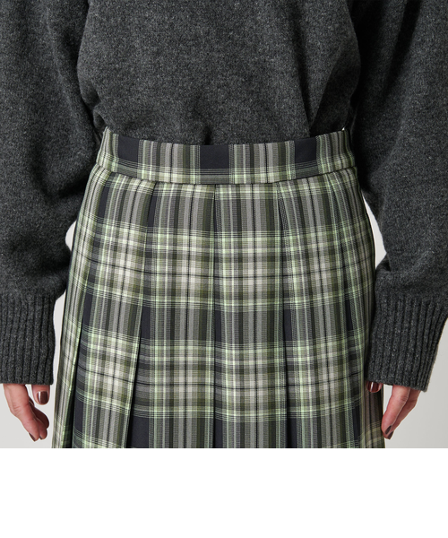 United Arrows チェック　プリーツロングスカート チェック プリーツロングスカート | ビューティー＆ユース