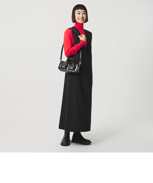 ポリエステルツイードライク ジャンパースカート｜ビューティー