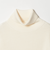 【WEB限定 WARDROBE SMART】マシーンウォッシャブル ウールミックス アゼ タートルネック