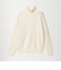 【WEB限定 WARDROBE SMART】マシーンウォッシャブル ウールミックス アゼ タートルネック