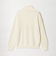 【WEB限定 WARDROBE SMART】マシーンウォッシャブル ウールミックス アゼ タートルネック
