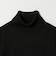 【WEB限定 WARDROBE SMART】マシーンウォッシャブル ウールミックス アゼ タートルネック