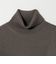 【WEB限定 WARDROBE SMART】マシーンウォッシャブル ウールミックス アゼ タートルネック