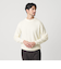 【WEB限定 WARDROBE SMART】マシーンウォッシャブル ウールミックス アゼ クルーネック