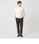 【WEB限定 WARDROBE SMART】マシーンウォッシャブル ウールミックス アゼ クルーネック