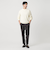 【WEB限定 WARDROBE SMART】マシーンウォッシャブル ウールミックス アゼ クルーネック