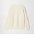 【WEB限定 WARDROBE SMART】マシーンウォッシャブル ウールミックス アゼ クルーネック