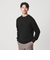 【WEB限定 WARDROBE SMART】マシーンウォッシャブル ウールミックス アゼ クルーネック