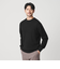 【WEB限定 WARDROBE SMART】マシーンウォッシャブル ウールミックス アゼ クルーネック