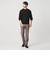 【WEB限定 WARDROBE SMART】マシーンウォッシャブル ウールミックス アゼ クルーネック