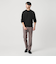 【WEB限定 WARDROBE SMART】マシーンウォッシャブル ウールミックス アゼ クルーネック