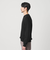 【WEB限定 WARDROBE SMART】マシーンウォッシャブル ウールミックス アゼ クルーネック