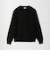 【WEB限定 WARDROBE SMART】マシーンウォッシャブル ウールミックス アゼ クルーネック