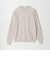 【WEB限定 WARDROBE SMART】マシーンウォッシャブル ウールミックス アゼ クルーネック