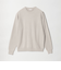 【WEB限定 WARDROBE SMART】マシーンウォッシャブル ウールミックス アゼ クルーネック