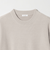 【WEB限定 WARDROBE SMART】マシーンウォッシャブル ウールミックス アゼ クルーネック