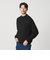 【WEB限定 WARDROBE SMART】マシーンウォッシャブル ウールミックス アゼ モックネック
