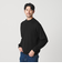 【WEB限定 WARDROBE SMART】マシーンウォッシャブル ウールミックス アゼ モックネック