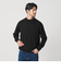 【WEB限定 WARDROBE SMART】マシーンウォッシャブル ウールミックス アゼ モックネック