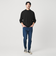 【WEB限定 WARDROBE SMART】マシーンウォッシャブル ウールミックス アゼ モックネック