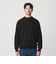 【WEB限定 WARDROBE SMART】マシーンウォッシャブル ウールミックス アゼ モックネック