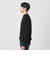 【WEB限定 WARDROBE SMART】マシーンウォッシャブル ウールミックス アゼ モックネック