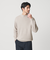 【WEB限定 WARDROBE SMART】マシーンウォッシャブル ウールミックス アゼ モックネック