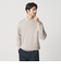 【WEB限定 WARDROBE SMART】マシーンウォッシャブル ウールミックス アゼ モックネック