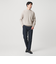 【WEB限定 WARDROBE SMART】マシーンウォッシャブル ウールミックス アゼ モックネック