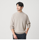 【WEB限定 WARDROBE SMART】マシーンウォッシャブル ウールミックス アゼ モックネック