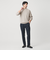 【WEB限定 WARDROBE SMART】マシーンウォッシャブル ウールミックス アゼ モックネック