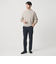 【WEB限定 WARDROBE SMART】マシーンウォッシャブル ウールミックス アゼ モックネック