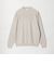 【WEB限定 WARDROBE SMART】マシーンウォッシャブル ウールミックス アゼ モックネック