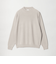 【WEB限定 WARDROBE SMART】マシーンウォッシャブル ウールミックス アゼ モックネック