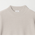 【WEB限定 WARDROBE SMART】マシーンウォッシャブル ウールミックス アゼ モックネック