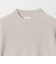 【WEB限定 WARDROBE SMART】マシーンウォッシャブル ウールミックス アゼ モックネック