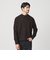 【WEB限定 WARDROBE SMART】マシーンウォッシャブル ウールミックス アゼ モックネック