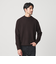 【WEB限定 WARDROBE SMART】マシーンウォッシャブル ウールミックス アゼ モックネック