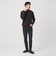 【WEB限定 WARDROBE SMART】マシーンウォッシャブル ウールミックス アゼ モックネック