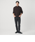 【WEB限定 WARDROBE SMART】マシーンウォッシャブル ウールミックス アゼ モックネック