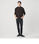【WEB限定 WARDROBE SMART】マシーンウォッシャブル ウールミックス アゼ モックネック